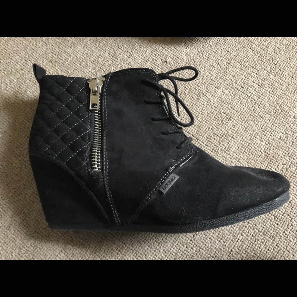 Black Bongo Wedges Size9